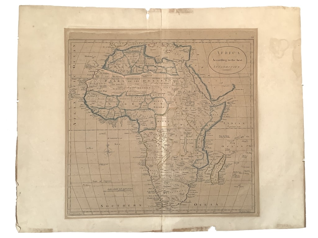 19thC Map Africa From The Best Authorities (1 of 8)