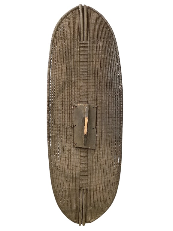 Basketry Shield From The DRC - 2