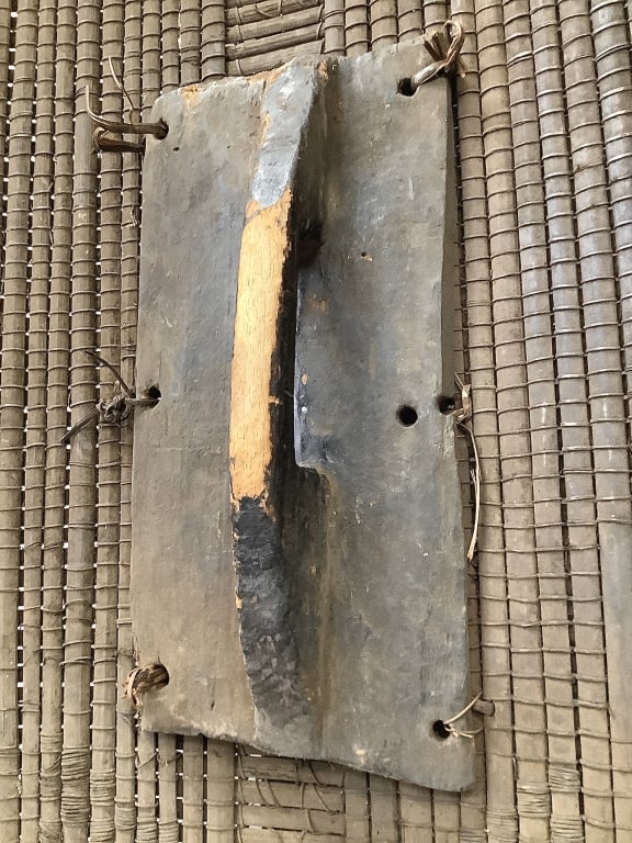 Basketry Shield From The DRC - 5