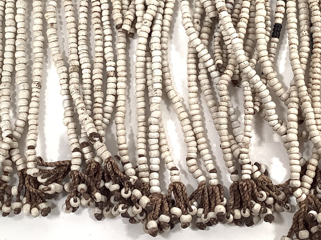 Beaded Leather Skirt - 2