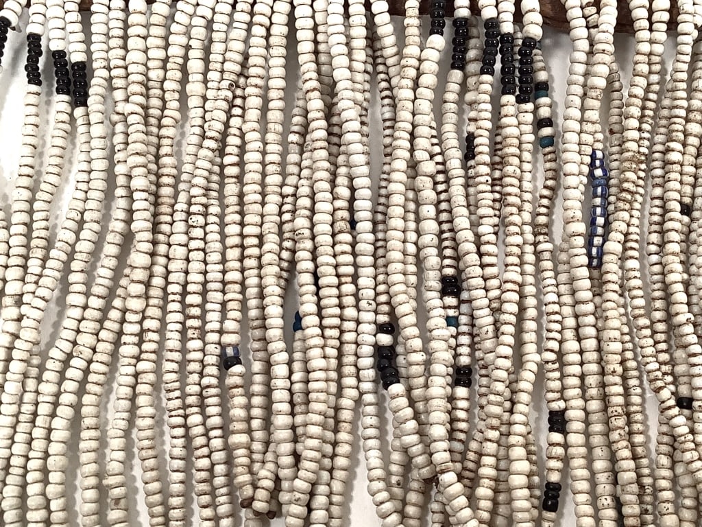 Beaded Leather Skirt - 4