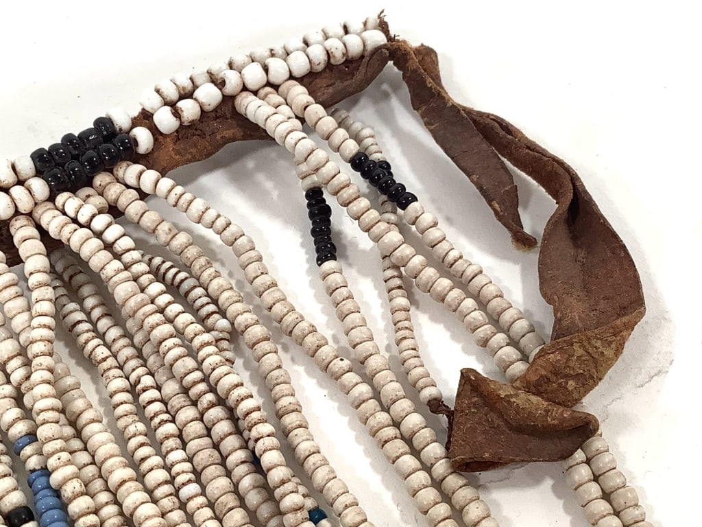 Beaded Leather Skirt - 5