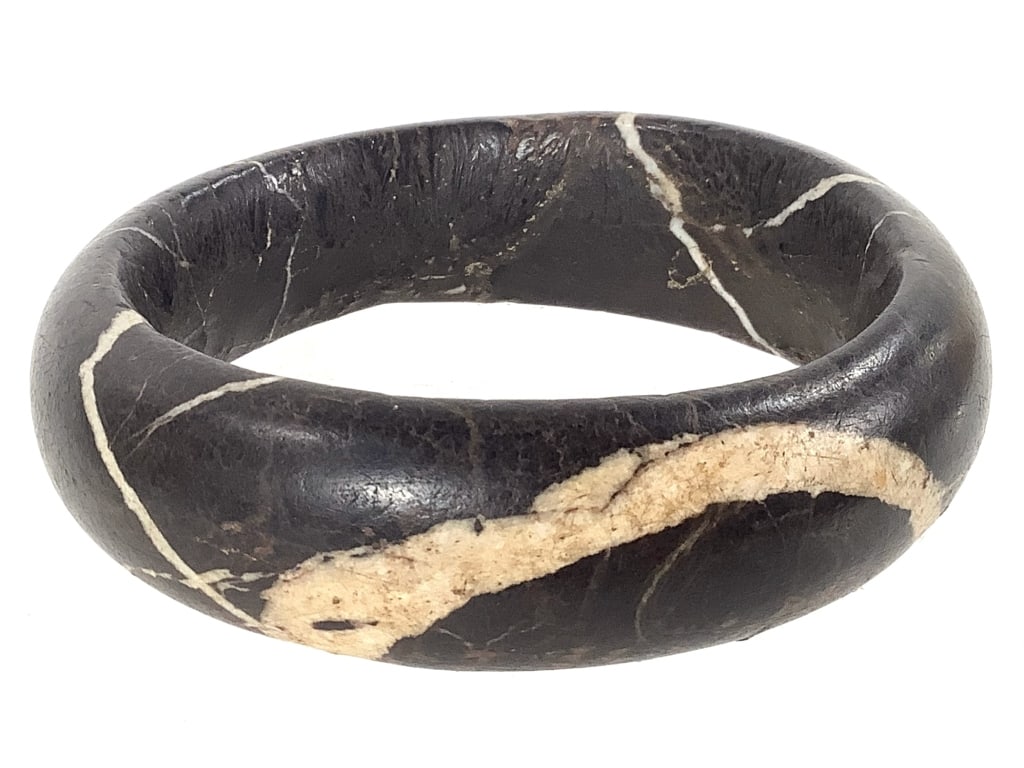 Stone Bracelet From Nigeria: 4 1/2"Dia. Provenance: Collected by Sophia and Roy Sieber.