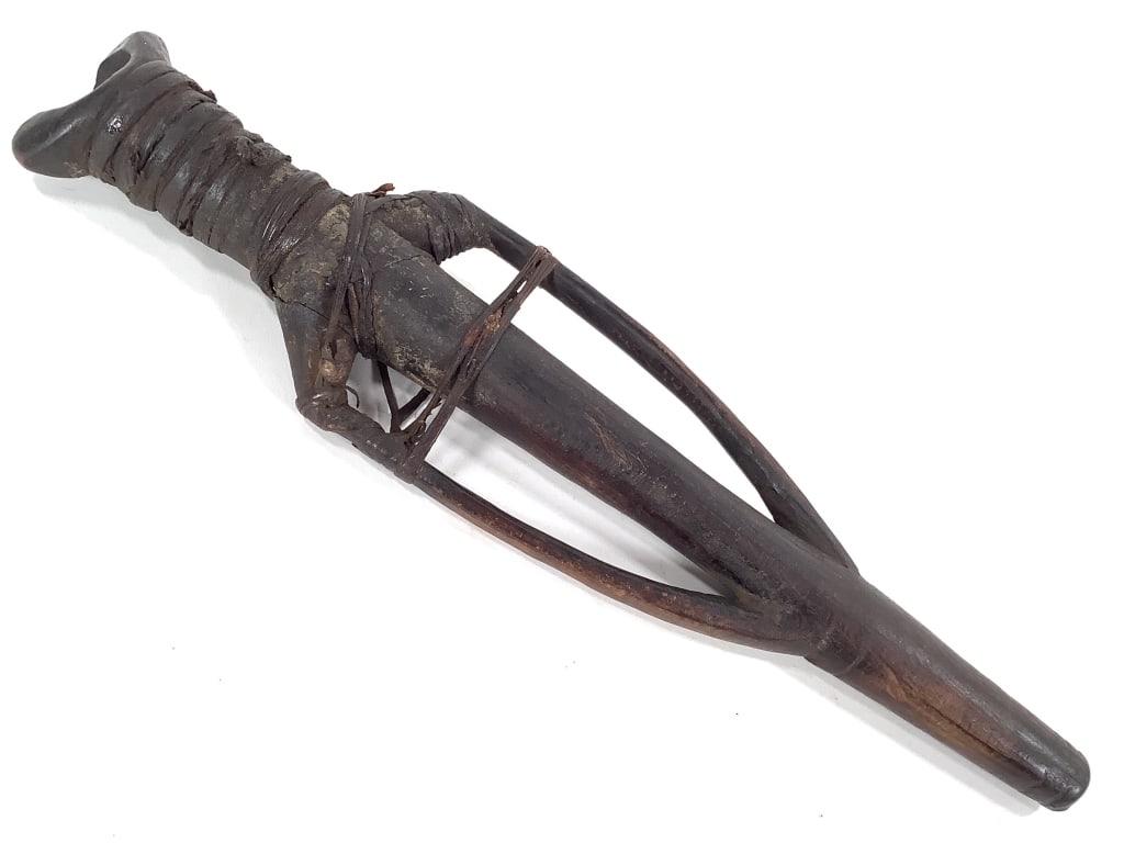 Mpiru Flute Bwa Peoples: 14"L. Provenance: Collected by Sophia and Roy Sieber.