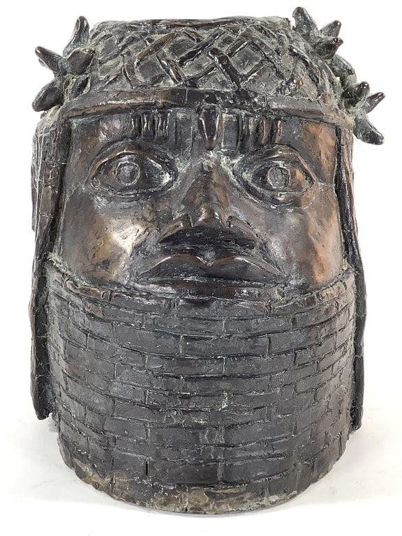 Benin Bronze Bust Later - 2