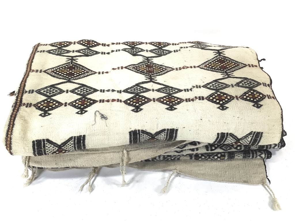 Mopti Camel Blanket From Mali: 52"W x 82"L. 54"W x 108"L. Provenance: Collected by Sophia and Roy Sieber.