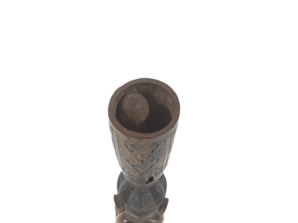 Carved Polychrome Rattle - 6