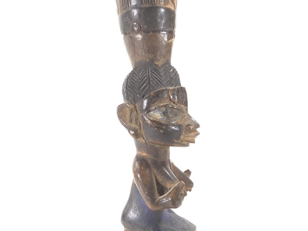 Carved Polychrome Rattle - 9