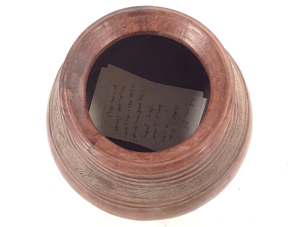 Owo Ceramic Engraved Pot - 2