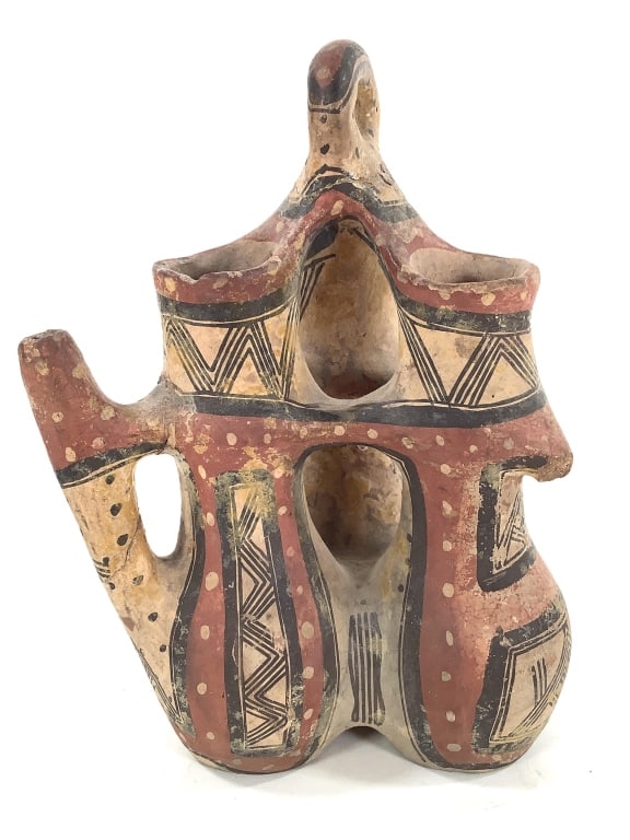 Algeria Polychrome Ceramic Container - 3