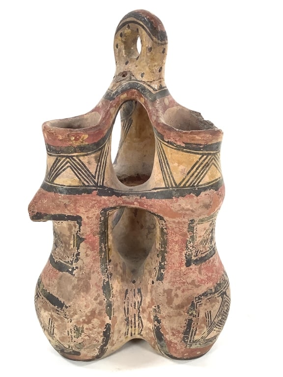 Algeria Polychrome Ceramic Container - 4