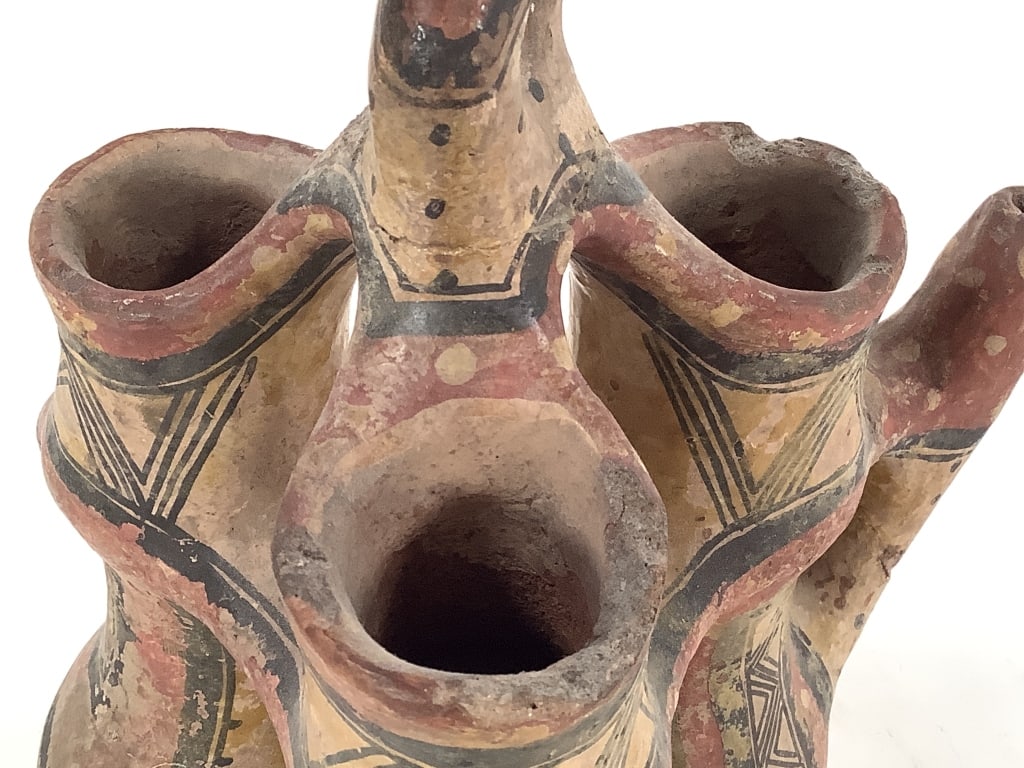 Algeria Polychrome Ceramic Container - 5