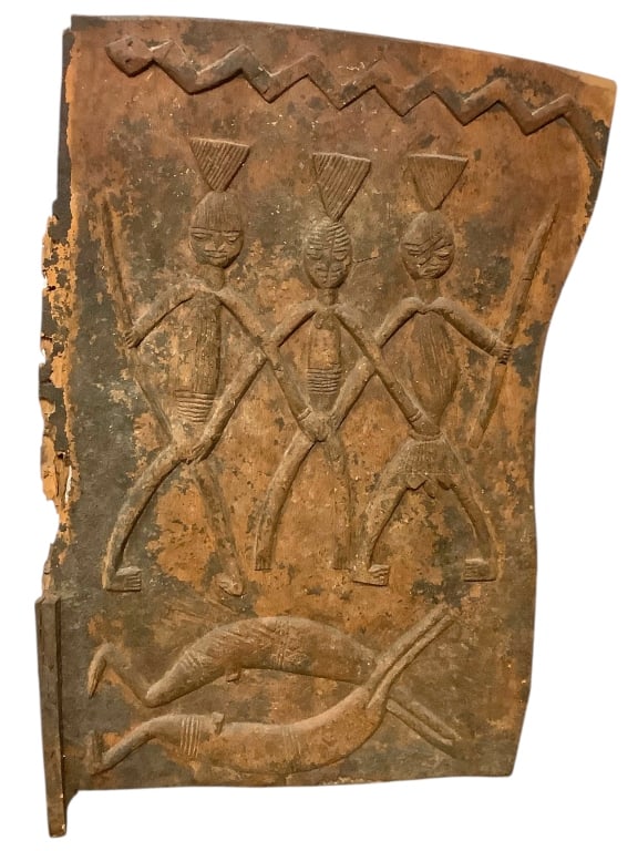 Yoruba Ogboni Dignitarys Door: 27 1/2"W x 41"H. Provenance: Collected by Sophia and Roy Sieber.