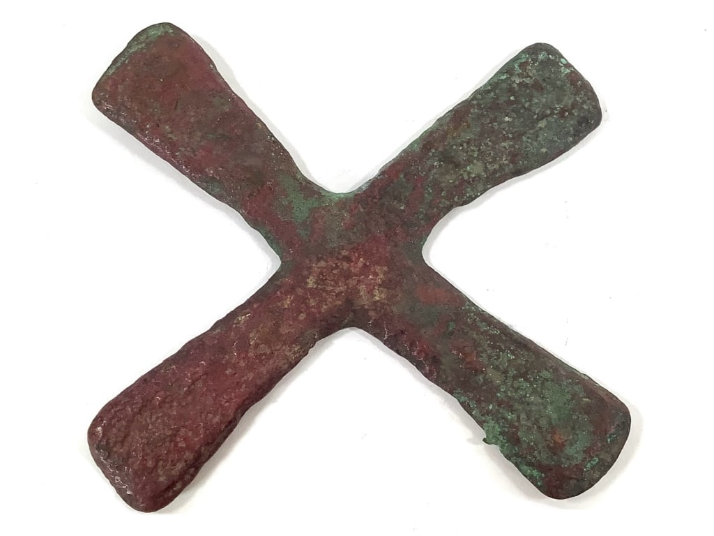 Katanga Cross Currency: 8"L x 8"W. Provenance: Collected by Sophia and Roy Sieber.