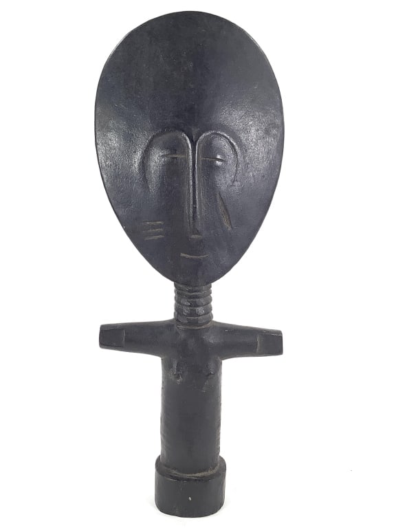 Akua'Ba Fertility Doll: 10"H. Provenance: Collected by Sophia and Roy Sieber.