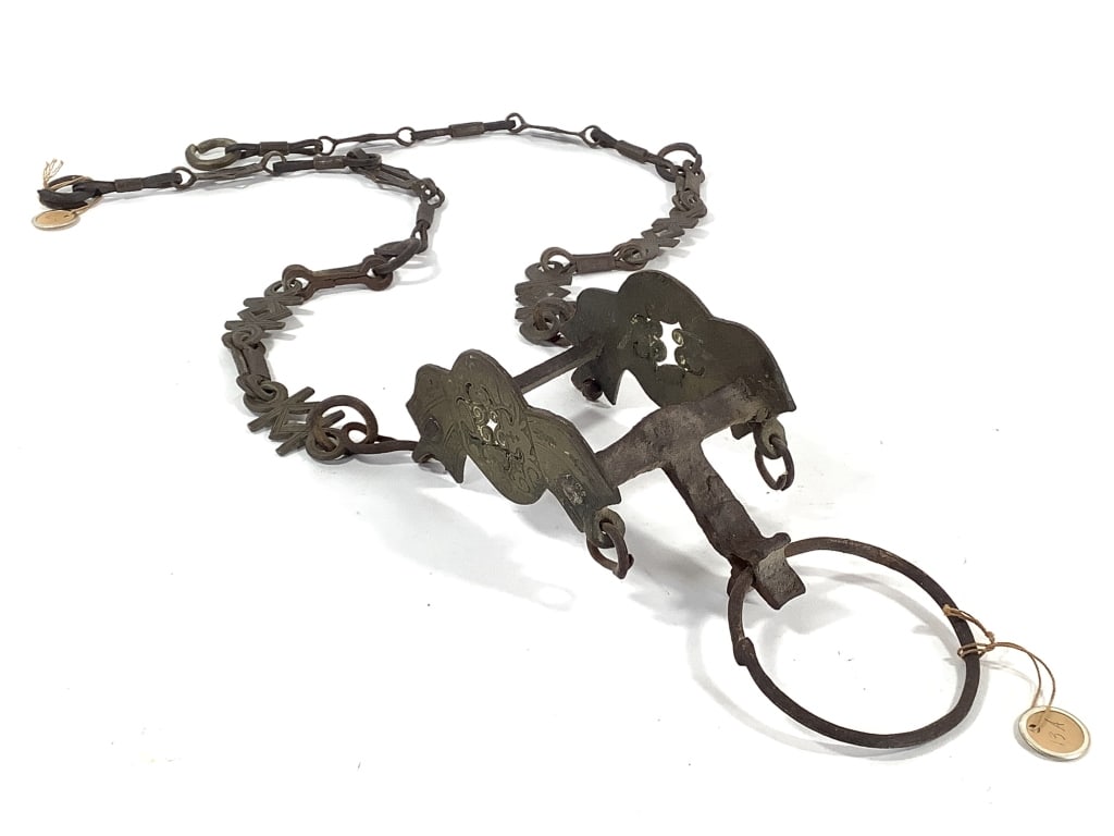 North African Metal Horse Bit and Reins (1 of 9)