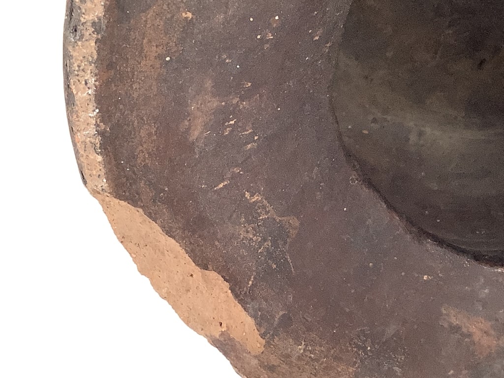 Cameroon Footed Ceramic With Incised Design - 6