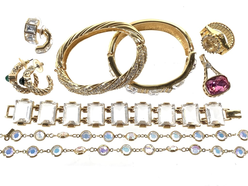 Swarovski Crystal Rect Bracelets Earrings + (1 of 15)