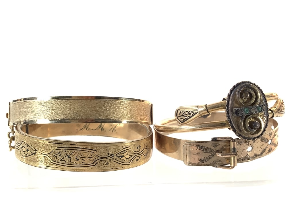 8 Gold Filled Bracelets - 9