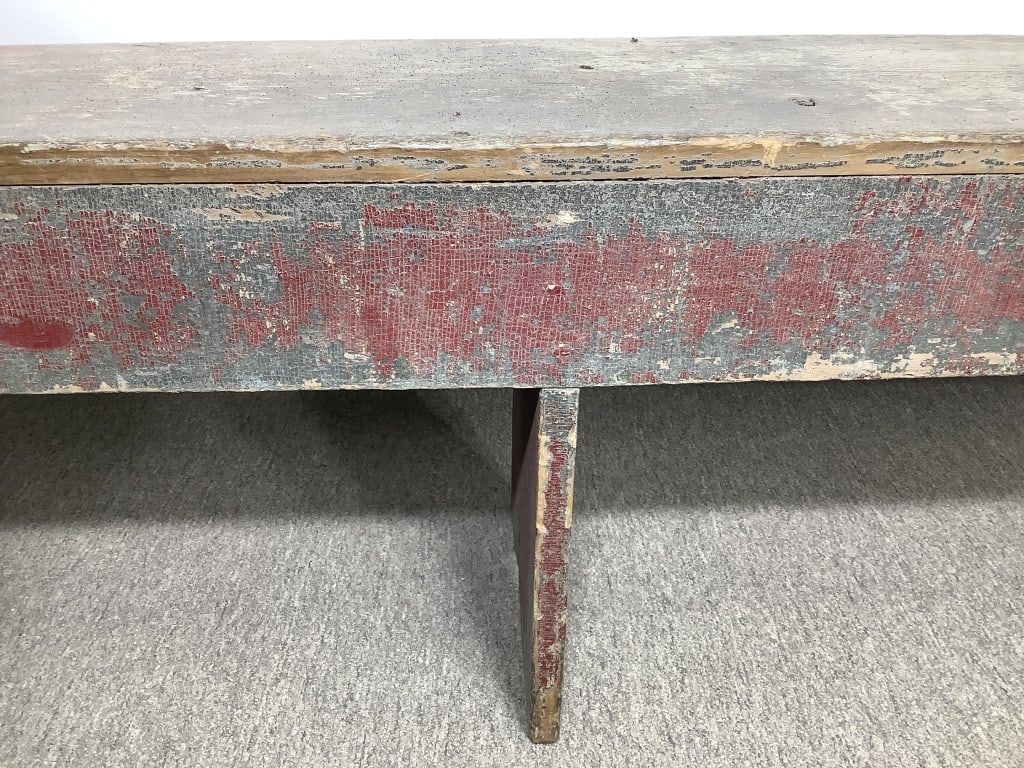 Primitive Bench w Old Paint - 3