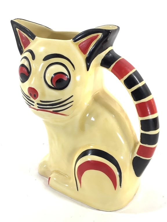 Erphila Czech Cat Pitcher #920 Art Deco (1 of 8)