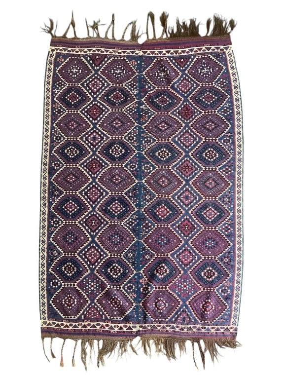 84" x 60" Woven Tribal Rug (1 of 7)