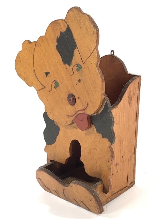 Nodding Dog Folk Art Matchbox Holder 1952 (1 of 7)