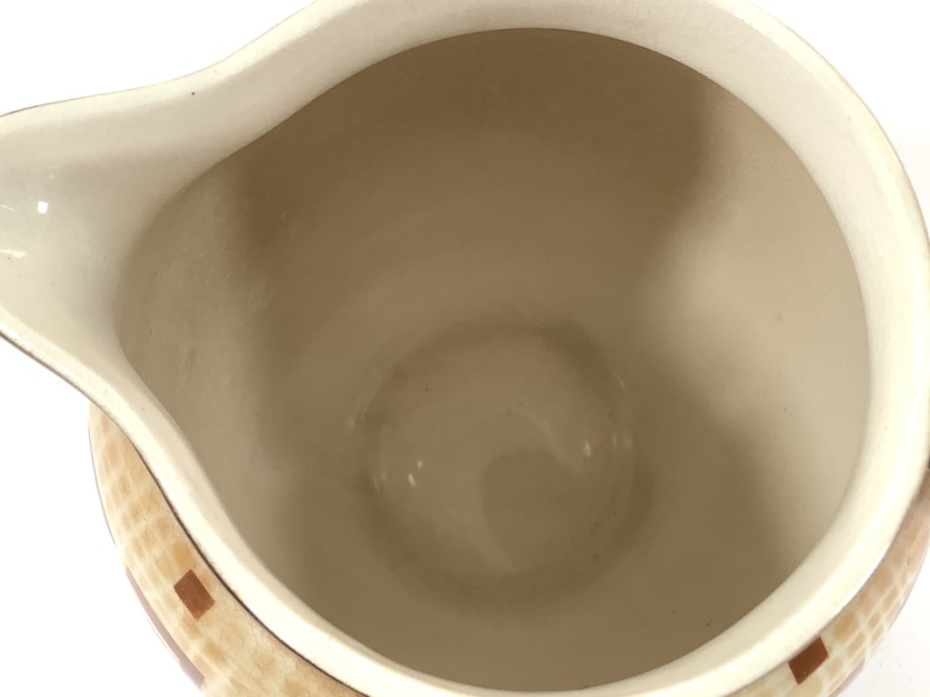 3 Pcs Cubist Pattern Czech Pottery - 8