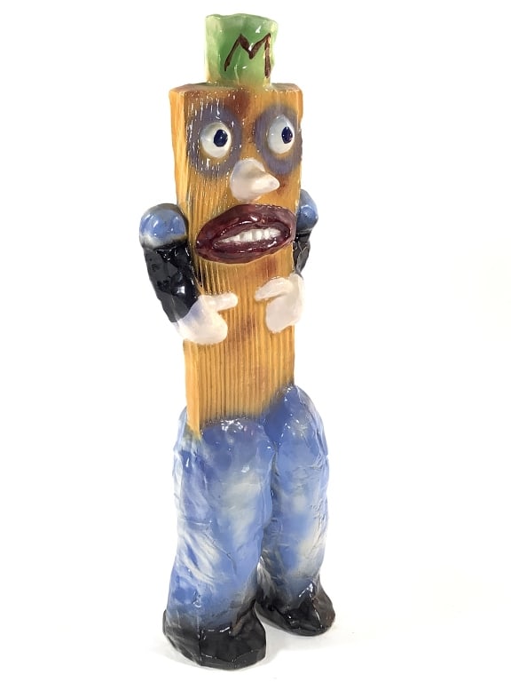Mark Bulwinkle Glazed Ceramic Standing Man Vase (1 of 7)