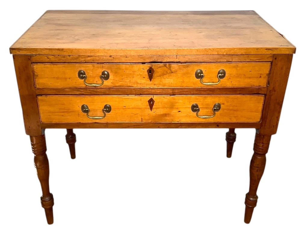 Antique 2 Drawer Work Table (1 of 8)