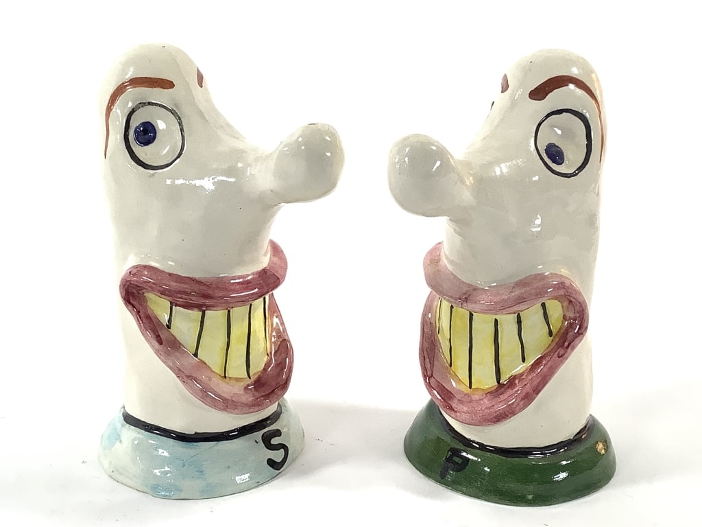 M Bulwinkle Grotesque Ceramic Salt & Pepper Set (1 of 5)