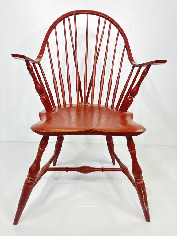 Windsor Painted Fan-Back Arm Chair (1 of 6)