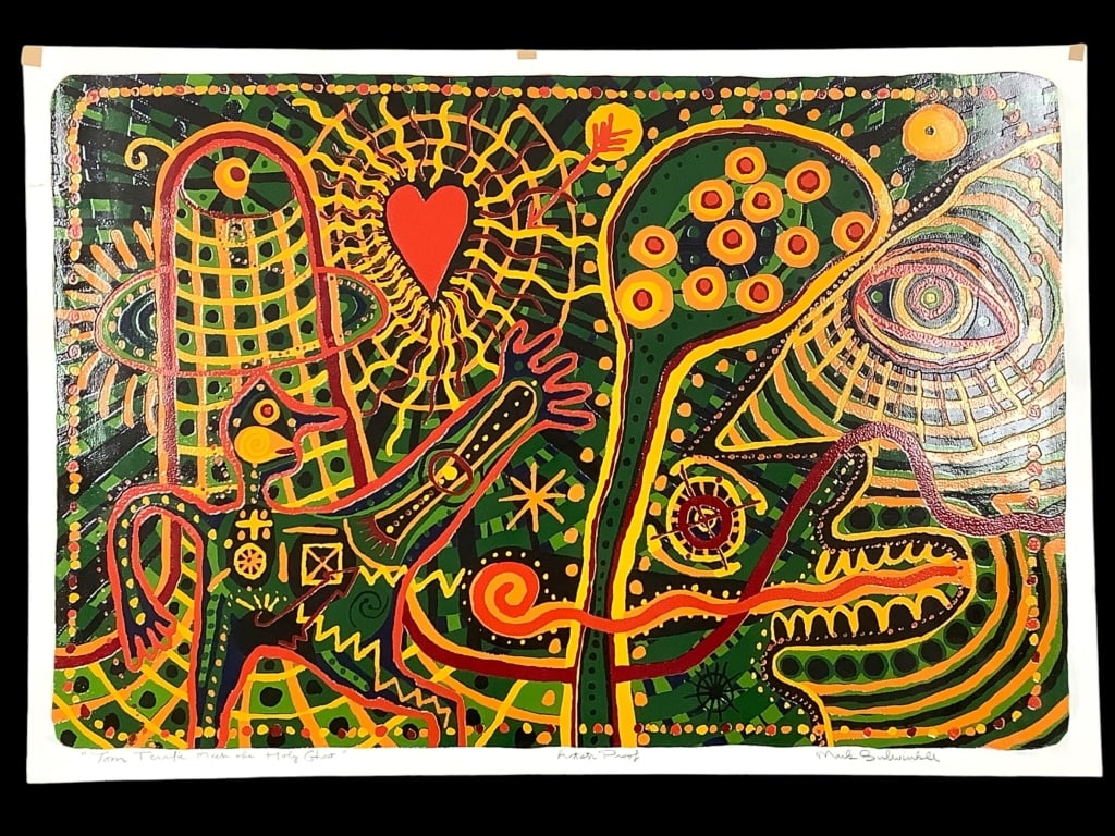 Mark Bulwinkle Enamel Silkscreen Tom Terrific (1 of 5)