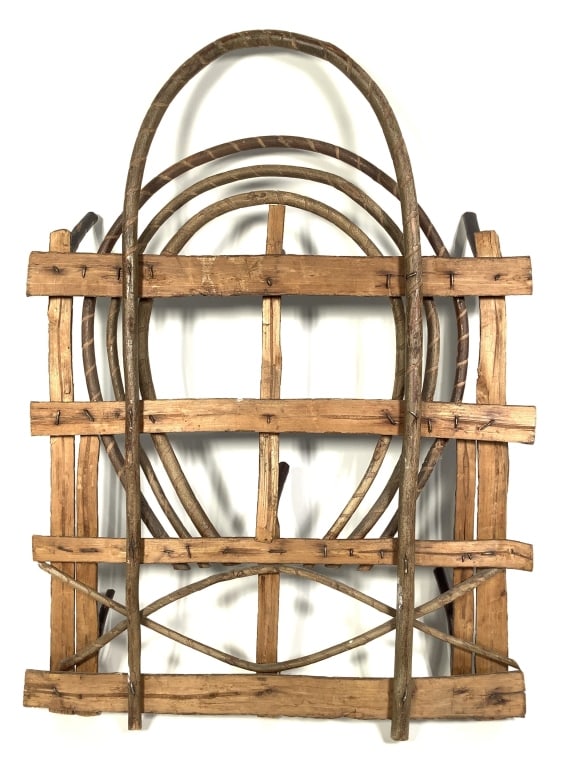Folk Art Twig Hat Rack - 5