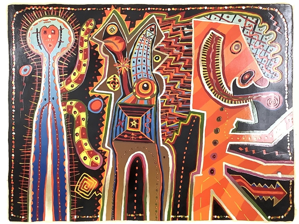 Mark Bulwinkle Enamel Silkscreen Untitled - 2
