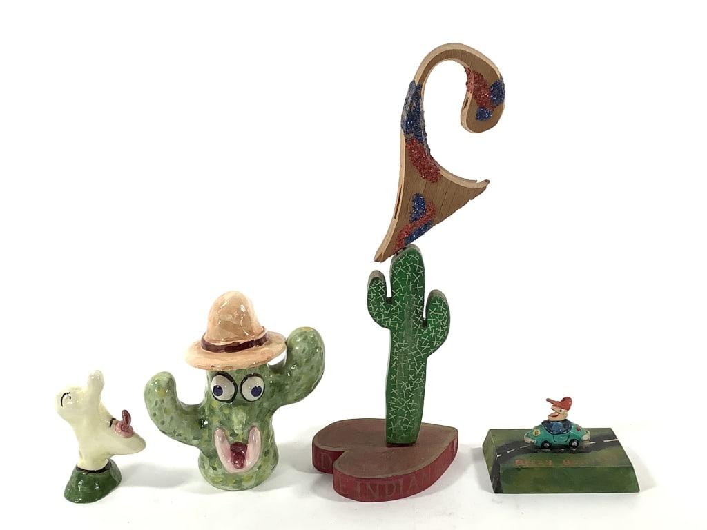 Bulwinkle Ceramics w Other Artworks 4 Pcs (1 of 14)
