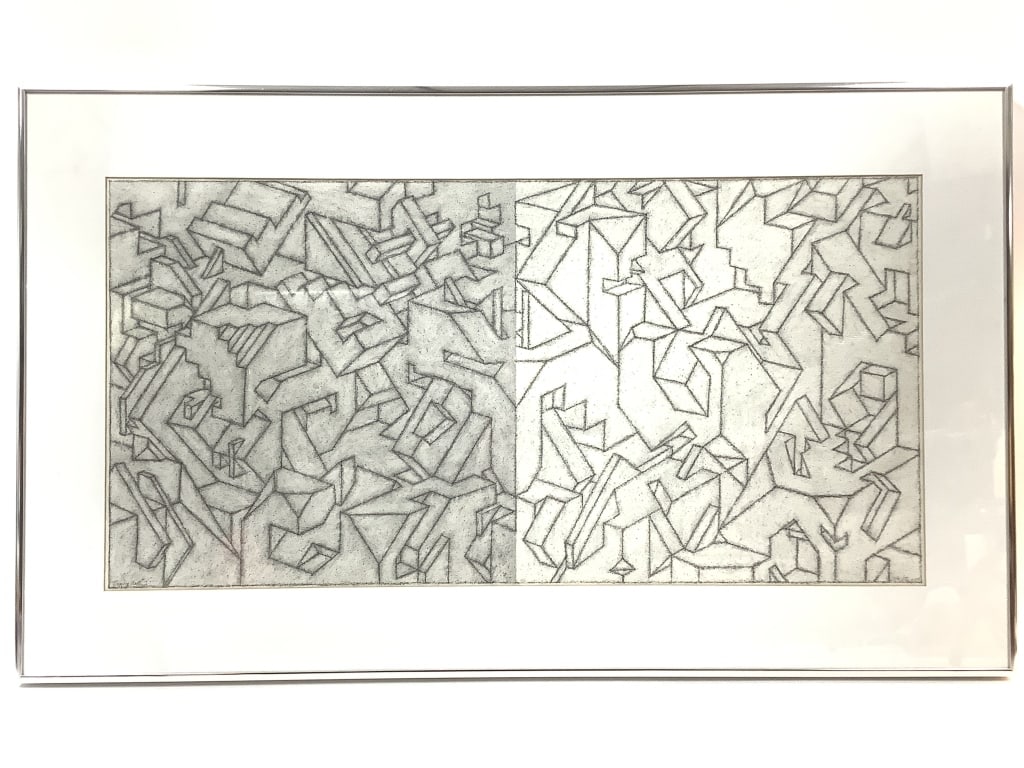 Wm Itter Quarry Master I, Graphite Drawing 1991 (1 of 6)