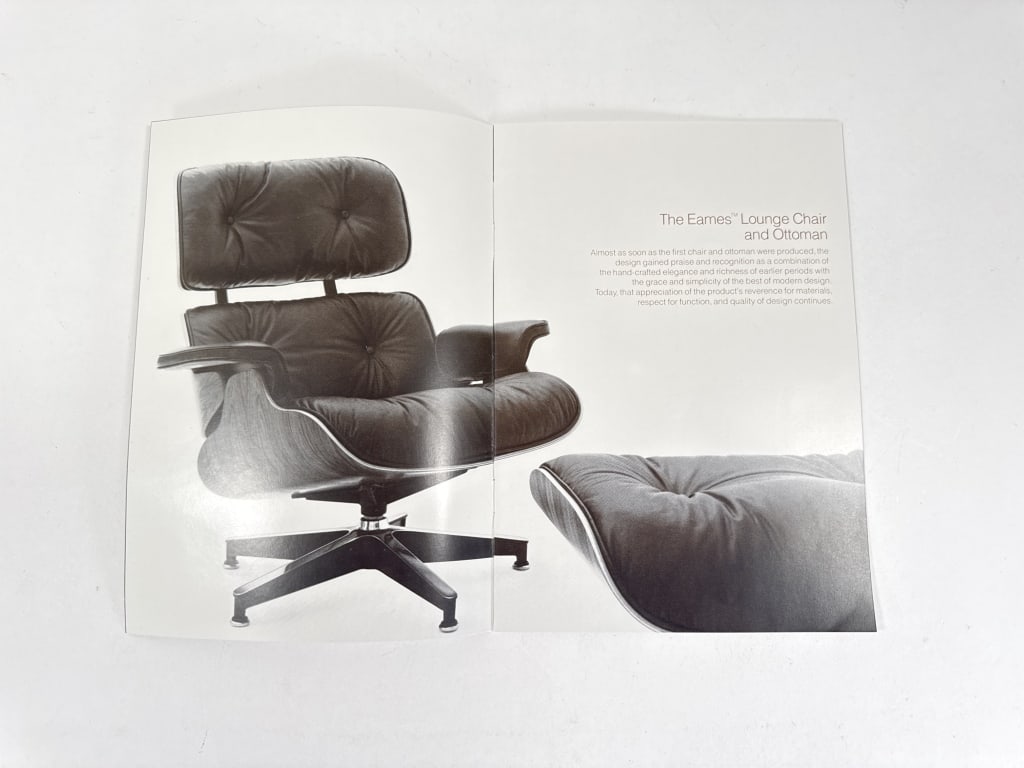 Eames Chair & Foot Stool Rosewood & Leather (1 of 9)