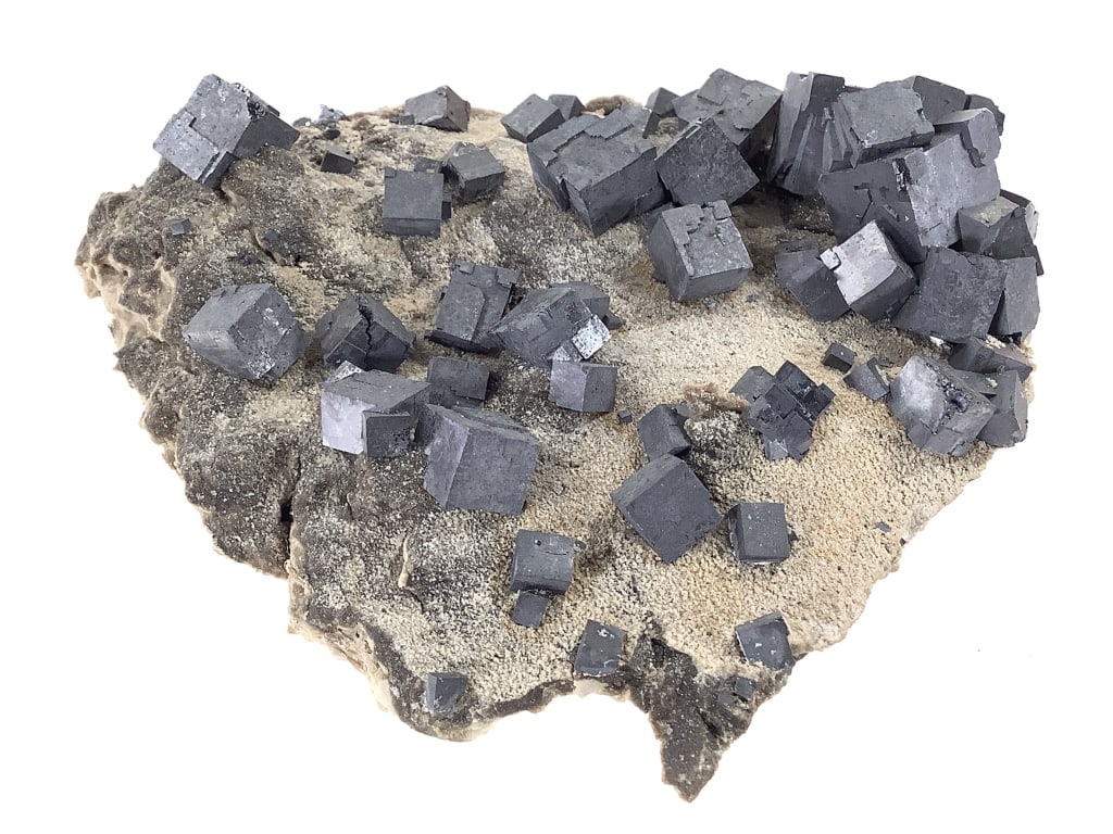 Barite Crystals w Manganite Cartersville Georgia (1 of 5)