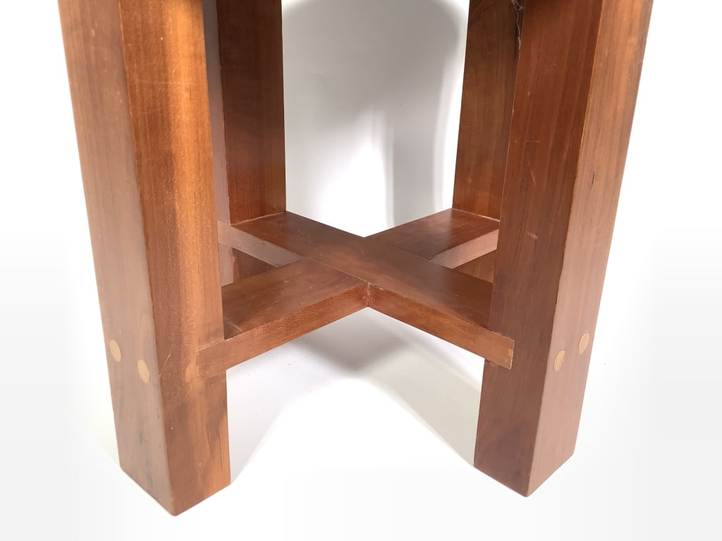 2 Solid Wood Tables by Wm Itter - 9