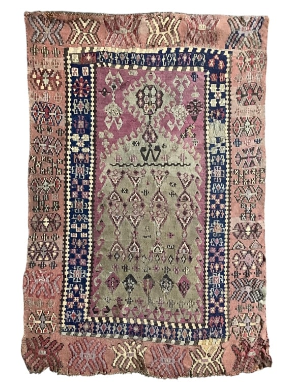 50" x 37" Woven Prayer Rug (1 of 7)