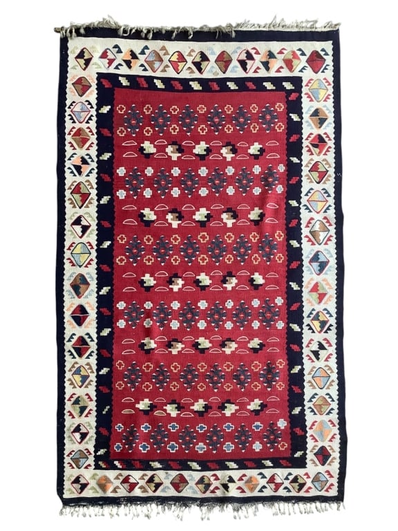 62" x 42" Turkish Kilim (1 of 7)