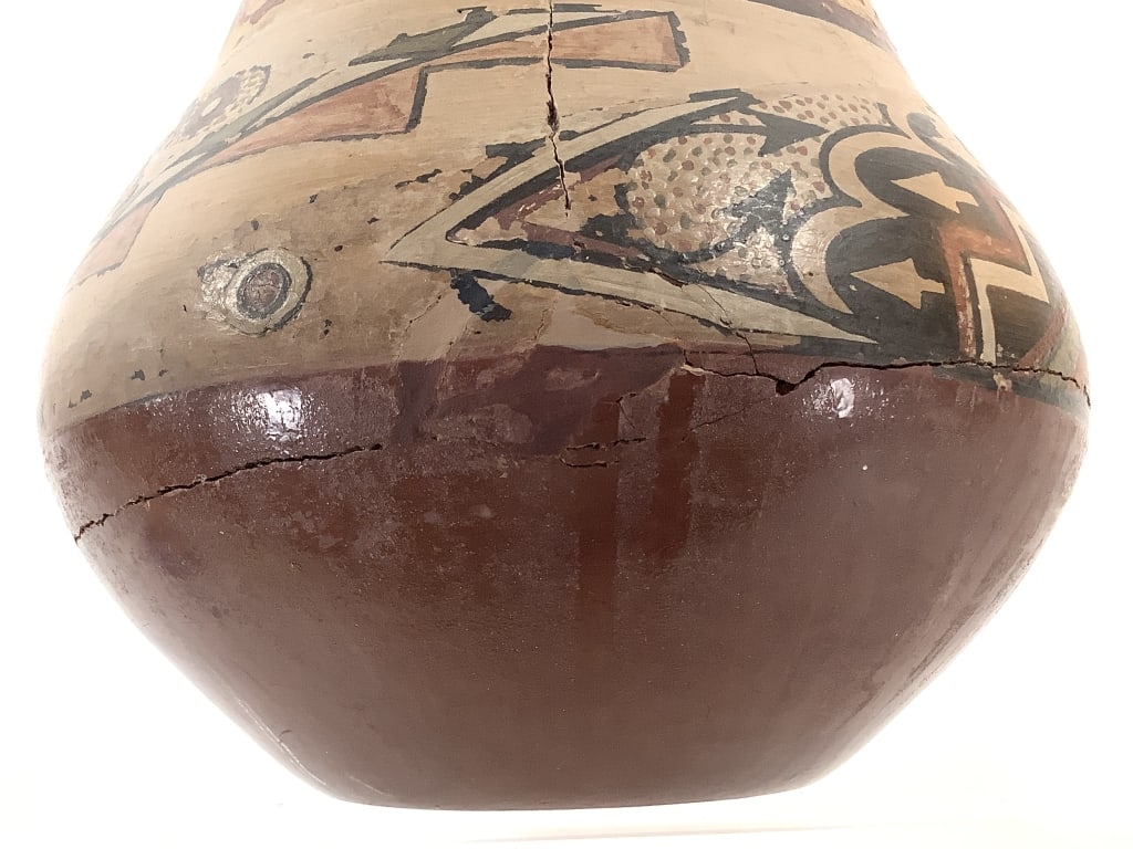 Polychrome Geometric Pottery Olla - 6