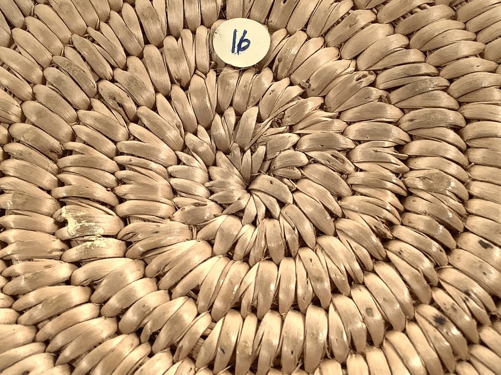 Apache Tall Coiled Basket w/ Geometric Designs - 6