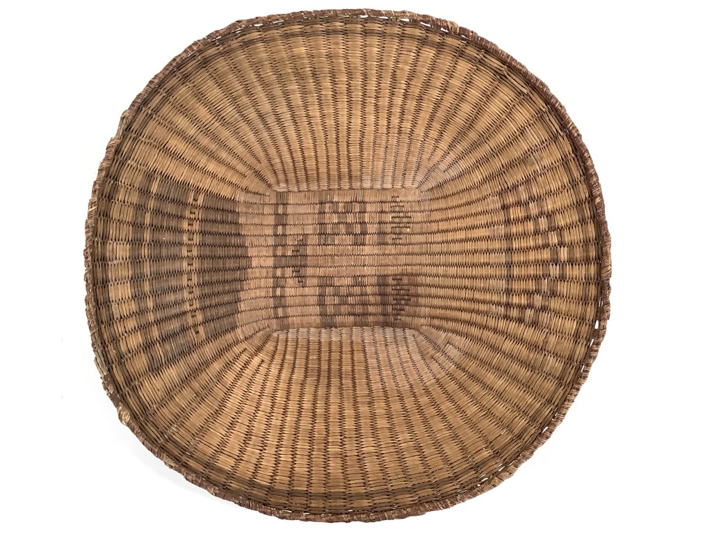Polychrome Coiled Basket Tray - 2