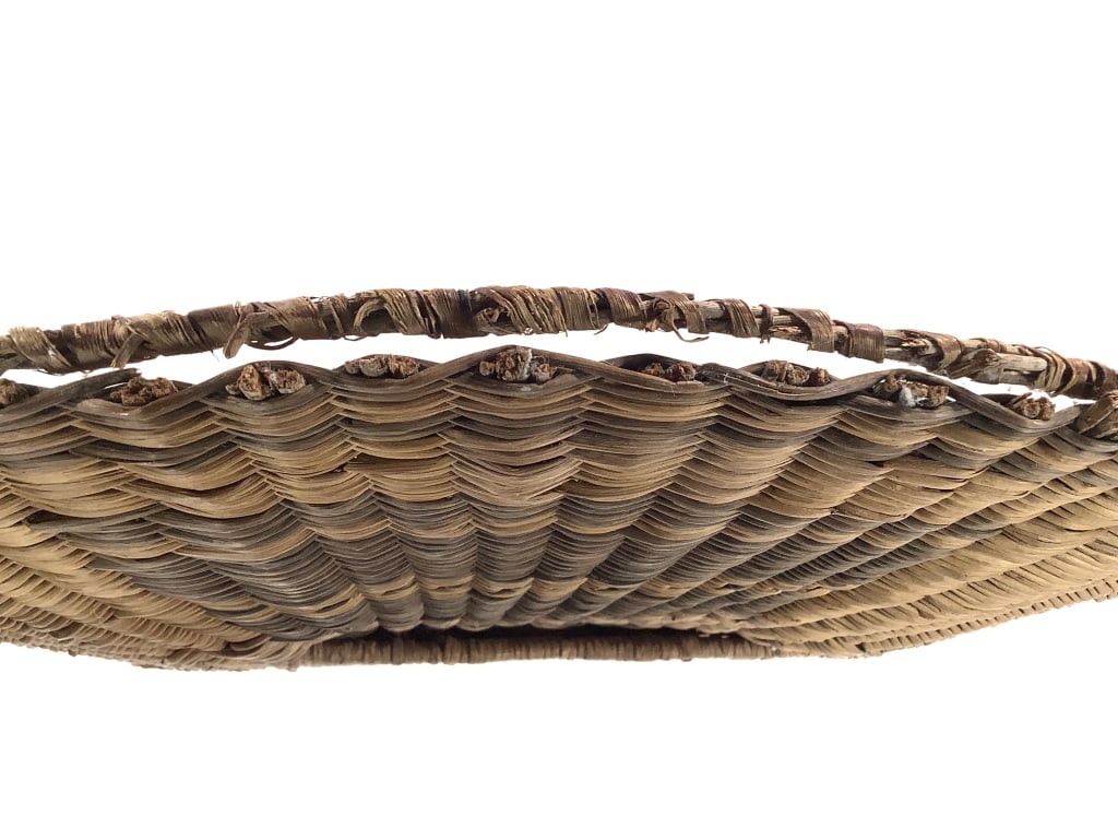 Polychrome Coiled Basket Tray - 4