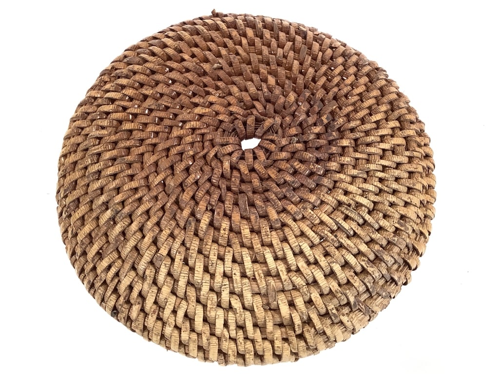 Sm. Lidded Coiled Basket - 5