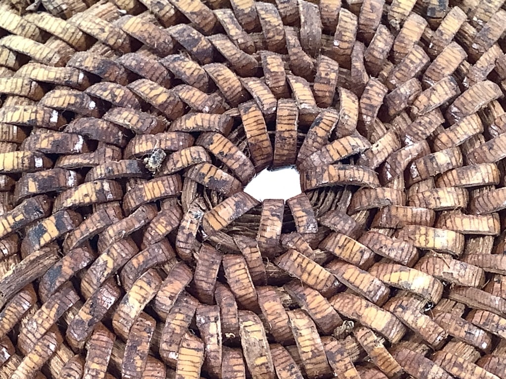 Sm. Lidded Coiled Basket - 6