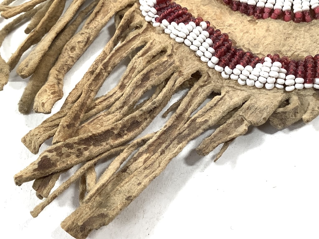 Beaded Hide Medicine Bag - 8