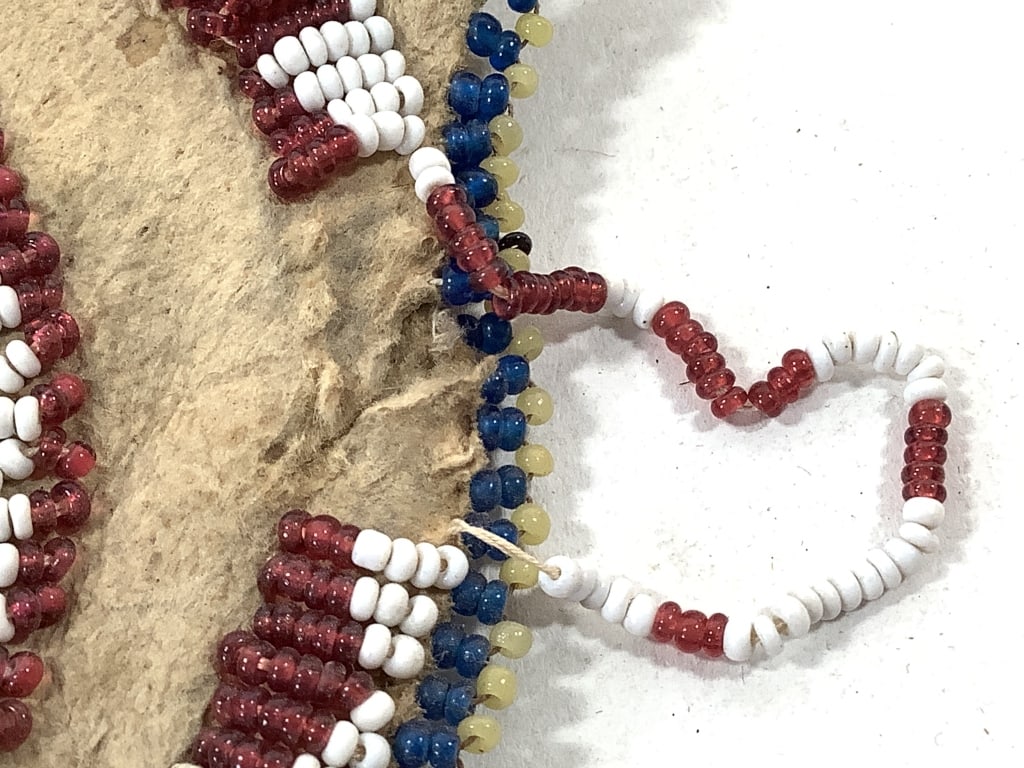 Beaded Hide Medicine Bag - 9